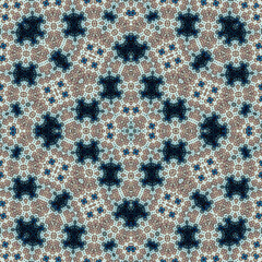 Seamless square pattern. Symmetric pattern texture