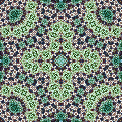 Seamless square pattern. Symmetric pattern texture