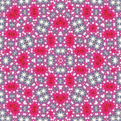 Seamless square pattern. Symmetric pattern texture