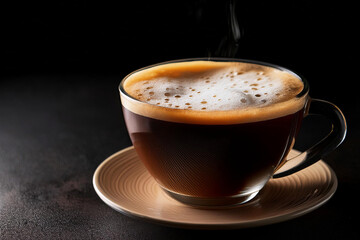 café con mucha espuma  y té  fondos texturas y color cálido