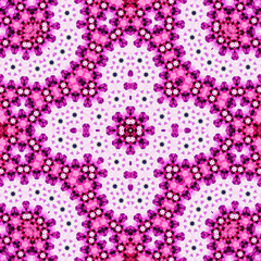 Seamless square pattern. Symmetric pattern texture