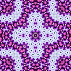 Seamless square pattern. Symmetric pattern texture
