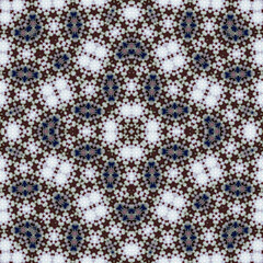 Seamless square pattern. Symmetric pattern texture