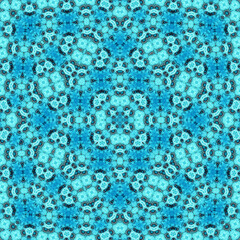 Seamless square pattern. Symmetric pattern texture
