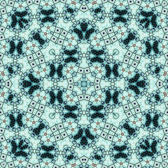 Seamless square pattern. Symmetric pattern texture