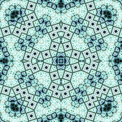 Seamless square pattern. Symmetric pattern texture