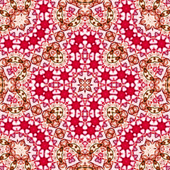 Seamless square pattern. Symmetric pattern texture
