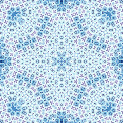 Seamless square pattern. Symmetric pattern texture