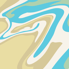 Fluid art. Modern artwork background. Mixture of acrylic paints. Abstract liquid painting marble texture, colorful gradient waves. Vector design for banner, flyer, business card, cover, invitation