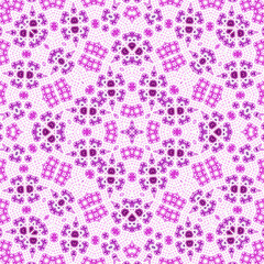 Seamless square pattern. Symmetric pattern texture