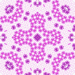 Seamless square pattern. Symmetric pattern texture