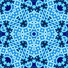 Seamless square pattern. Symmetric pattern texture