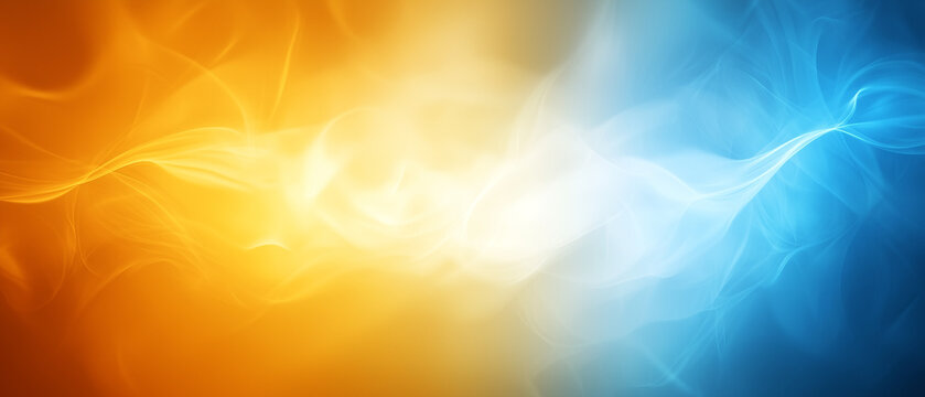 three colors background with fume or smoke: blue, yellow, red vertical parts, as Romania or Andorra flag