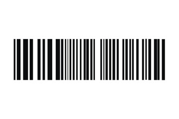 Barcode isolated on white background. Code stripes sticker. Barcode labels, customers qr code