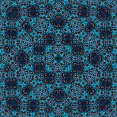 Seamless square pattern. Symmetric pattern texture