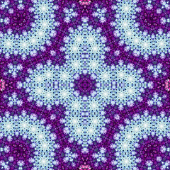 Seamless square pattern. Symmetric pattern texture