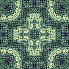 Seamless square pattern. Symmetric pattern texture