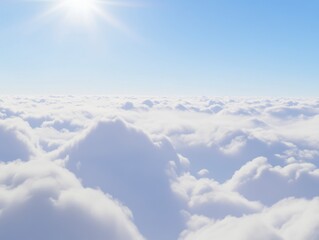 Naklejka premium Majestic Cloud Sea