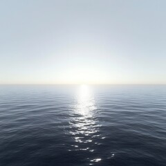 Obraz premium Serene Sunrise Over the Ocean