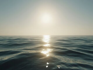 Obraz premium Serene Ocean Sunrise