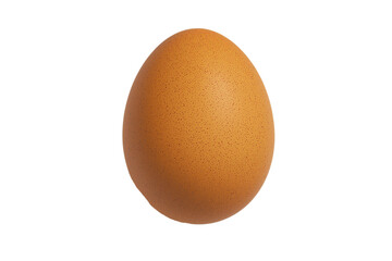 White egg standing upright on a white background. PNG transparent.
