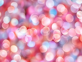 Abstract Pink Bokeh Background