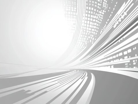 Abstract Grey Scale Design