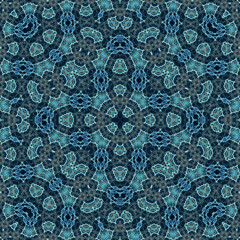 Seamless square pattern. Symmetric pattern texture
