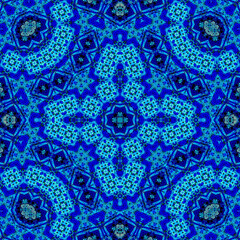 Seamless square pattern. Symmetric pattern texture