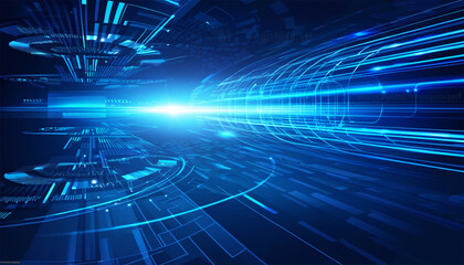 abstract vector future internet technology background illustration.