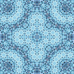 Seamless square pattern. Symmetric pattern texture