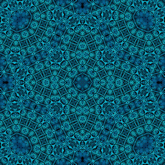 Seamless square pattern. Symmetric pattern texture