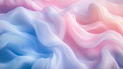 Fototapeta premium Soft gradient lines in dreamy abstract design with smooth curves