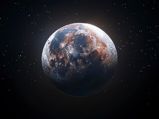 Fototapeta premium Moon in the Cosmic Void
