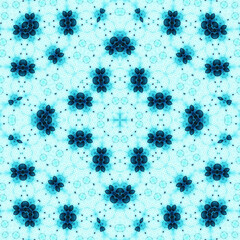 Seamless square pattern. Symmetric pattern texture