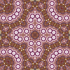 Seamless square pattern. Symmetric pattern texture