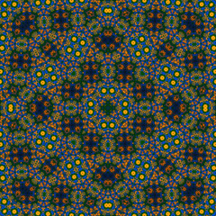 Seamless square pattern. Symmetric pattern texture