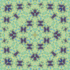 Seamless square pattern. Symmetric pattern texture
