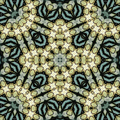 Seamless square pattern. Symmetric pattern texture