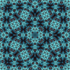 Seamless square pattern. Symmetric pattern texture
