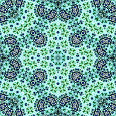 Seamless square pattern. Symmetric pattern texture