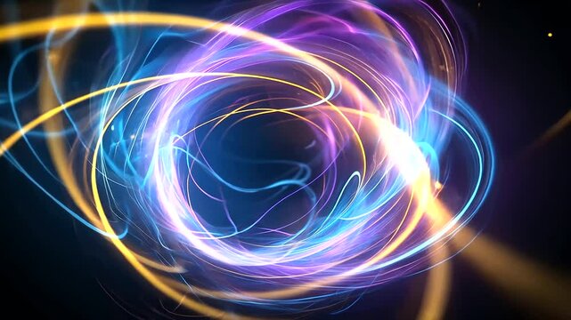 Quantum Mechanics Abstract Visualization