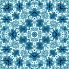 Seamless square pattern. Symmetric pattern texture