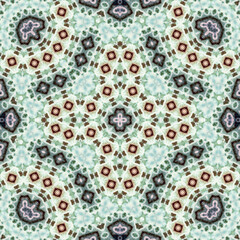 Seamless square pattern. Symmetric pattern texture