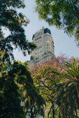 Kavanagh building and cityscape in buenos aires