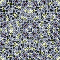 Seamless square pattern. Symmetric pattern texture