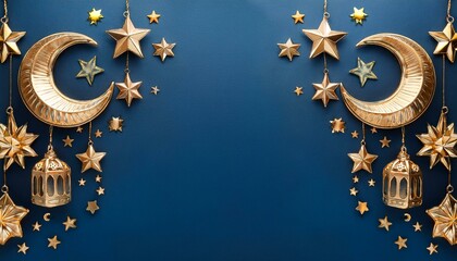 Golden stars & crescent moons