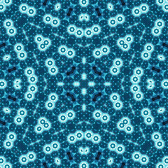 Seamless square pattern. Symmetric pattern texture