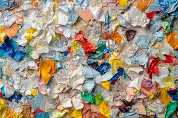 Fototapeta premium Waste paper background