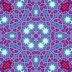 Seamless square pattern. Symmetric pattern texture